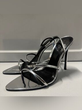 Retrofete Naomi Strappy Heel Silver EU 40